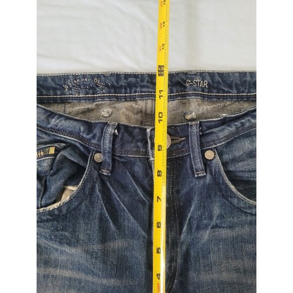 G-Star Raw ARC Ocean 3D Tapered Jeans Size 26x30 Distressed Medium Wash Grunge - Picture 11 of 13